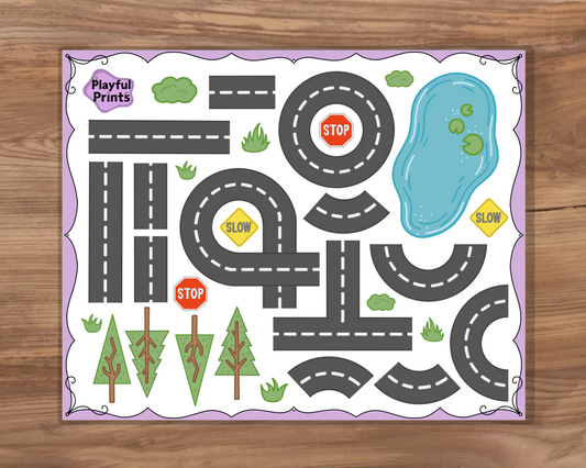 Road Map - Floor Decal