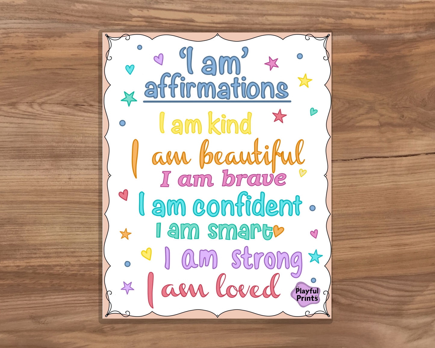 “I am” affirmations