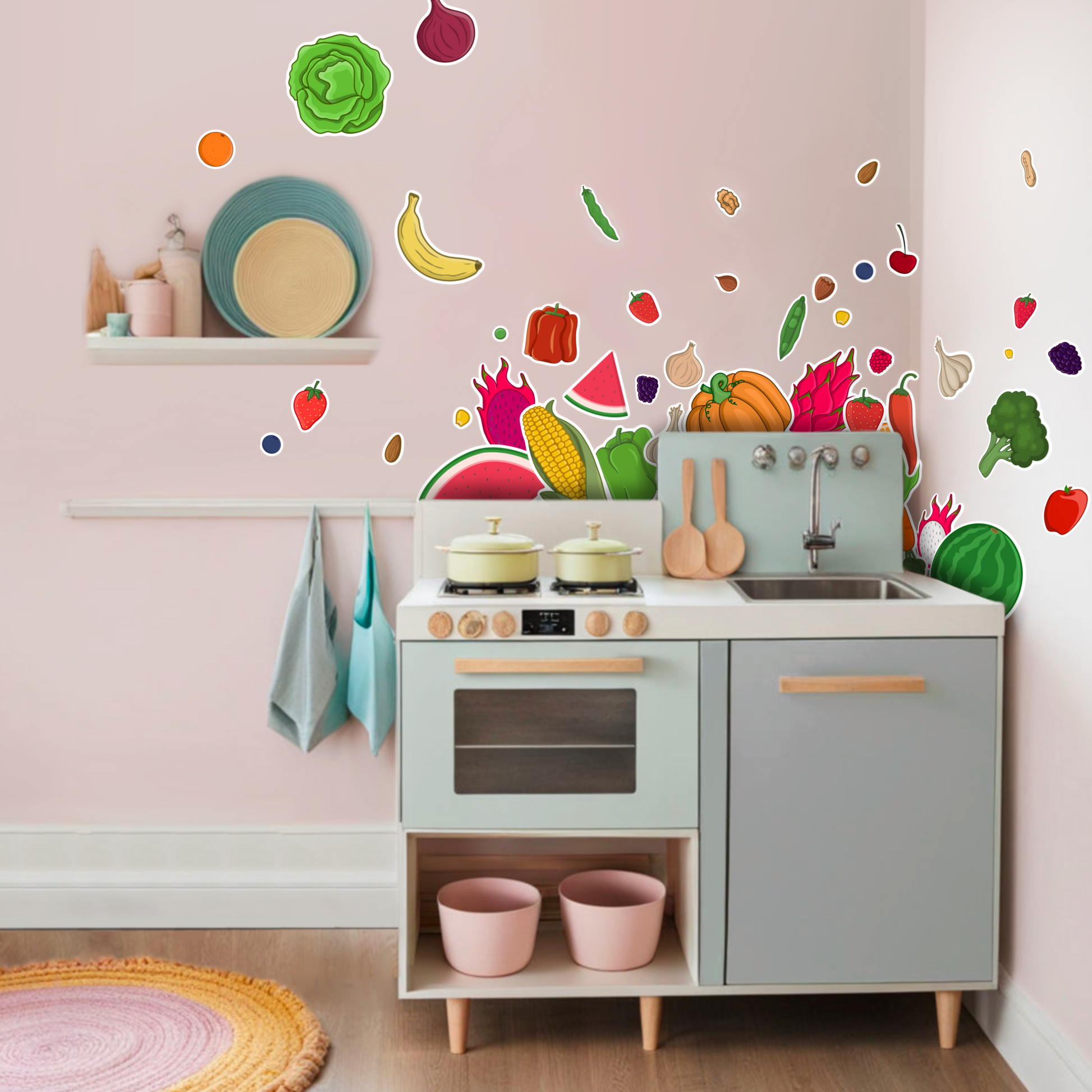 Example AI Fruit and Vegetable Sticker Pack